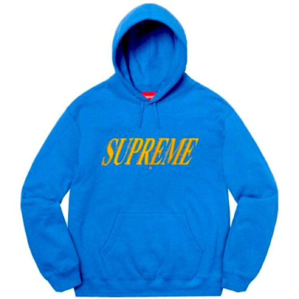 Supreme Crossover Hooded Sweatshirt in Pale Royal size Small